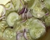 A picture of step 2 of Cool Cucumber Salad.