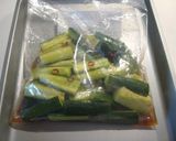 A picture of step 7 of Spicy Pounded Cucumber.