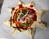 A picture of step 3 of Star Pizza.