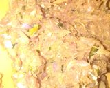 A picture of step 1 of Mutton Kofta Masala.