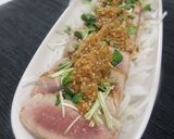 A picture of step 8 of Seared Tuna with Onion Sauce.