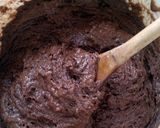 A picture of step 3 of Vickys Self-Saucing Chocolate Brownie Pudding, GF DF EF SF NF.