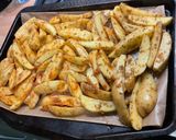 Une image de l'étape 6 de Potatoes sauce barbecue origan.