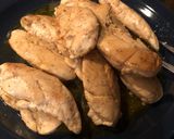 A picture of step 5 of Darius Cook’s Lemon Butter Chicken.