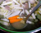 Hình bước làm 4 của món Bánh canh gà và nấm