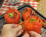 Foto del paso 11 de la receta: Pimientos rojos rellenos de tortilla de patatas en Airfryer Proscenic T31 de 15L