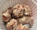 Hình bước làm 1 của món Lẩu chả cá thác lác khổ qua