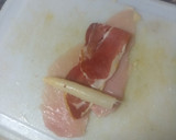 Foto del paso 2 de la receta: Flamenquines de pollo con jamón serrano y espárragos blancos