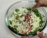 A picture of step 8 of Rice veggie pancake.