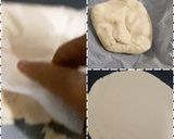 A picture of step 3 of Kaju pista katli.