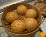 A picture of step 6 of Authentic Sake Manjuu (Steamed Buns With Sake Lees Dough).