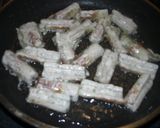 A picture of step 3 of Chikuwa Isobe Fries.