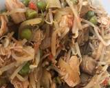 Chicken and Bean Shoot stir-fry recipe step 5 photo