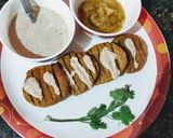 A picture of step 3 of Potato kuttu cutlets.