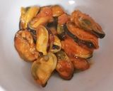 Foto del paso 1 de la receta Arroz con mejillones en salsa de vieiras