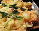 A picture of step 4 of Sweet Potato Kakiage Fritters.