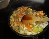 A picture of step 2 of Bonfire Shepherds pie.