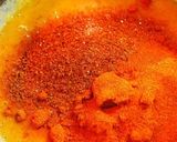 A picture of step 14 of Kkakdugi (Cubed Radish Kimchi).