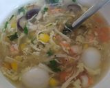 Hình bước làm 5 của món Súp gà rau củ