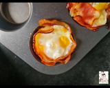 รูปขั้นตอนการทำที่ 7 ของ Bacon egg cup