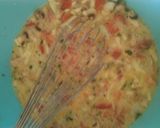 A picture of step 1 of Heidi's Omelette Egg and Ham Cups.