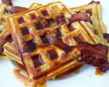 Bacon in cinnamon waffle recipe step 5 photo