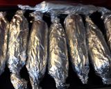 A picture of step 4 of Rob's creole oven roasted corn.