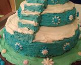 A picture of step 15 of Vickys 'FROZEN' Cake - Decoration Idea.