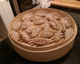 A picture of step 9 of Clam, Shrimp, and Chicken Chinese Dumplings.
