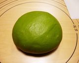 A picture of step 2 of Green Tea Buns with Cream Cheese and Dainagon Adzuki Beans.