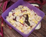 Foto langkah ke 4 dari resep Nasi Goreng Bayam Merah.