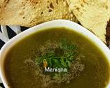 Healthy Palak Tomato & Sprouts Soup
