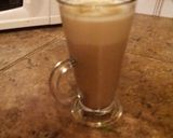 A picture of step 13 of A 'latte' the old fashioned way with smooth caramel sauce and hand made white chocolate chunks.