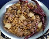 A picture of step 2 of Mutton shami kabab.