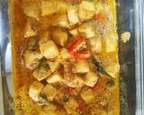 A picture of step 3 of Panner with Bell peppers.