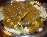 A picture of step 3 of Salmon Simmered in Sweet Miso Sauce from Hokkaido.