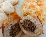 Roladki schabowy z pieczarkami krok przepisu 4 zdjęcie