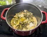 Hình bước làm 3 của món Dưa Cải Chua Om Tảo Xoắn