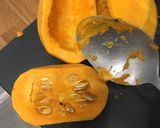 A picture of step 1 of Pumpkin and Prosecco Risotto.