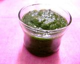 A picture of step 3 of Authentic Pesto Genovese (Basil Sauce).