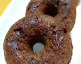 A picture of step 8 of Fluffy, Rich Baked Chocolate Donuts With Pancake Mix.
