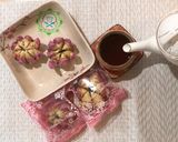 Hình bước làm 12 của món Lotus Flaky Moon Cakes (Bánh trung thu ngàn lớp hình hoa sen chay)