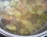 Foto del paso 4 de la receta Crema de Calabacín, Puerro y Pera con Roquefort
