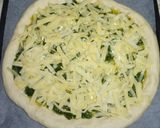 A picture of step 5 of Soft and Fluffy Bread Machine Pizza Dough with Pesto Genovese Sauce.