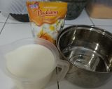 Foto langkah ke 1 dari resep Pudding Susu Nutrigel Rasa Mangga.