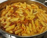 A picture of step 7 of Bacon and Chilli Pasta.