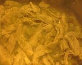 A picture of step 2 of sunshine's green chile enchiladas.