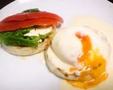 A picture of step 6 of Simple Eggs Benedict and Hollandaise Sauce.