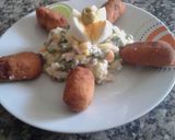 Foto del paso 2 de la receta: Croquetas de pollo con ensaladilla
