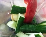 Foto del paso 1 de la receta: Pepino, morrón y aloe vera 🥒🌶